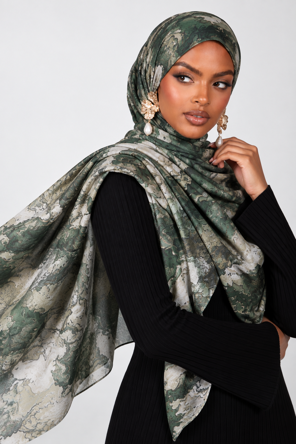 Maré — Printed Chiffon Hijab