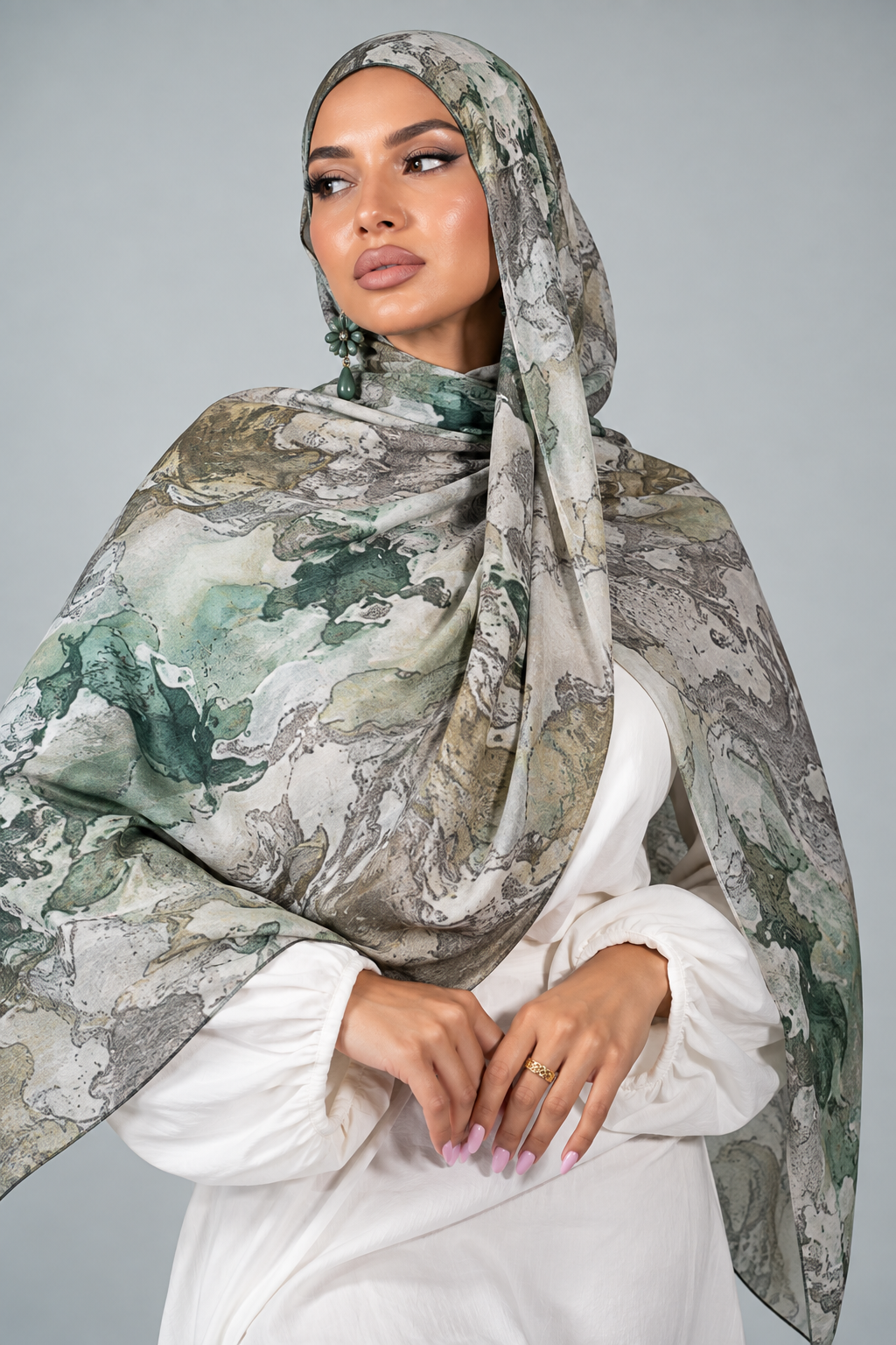 Maré — Printed Chiffon Hijab