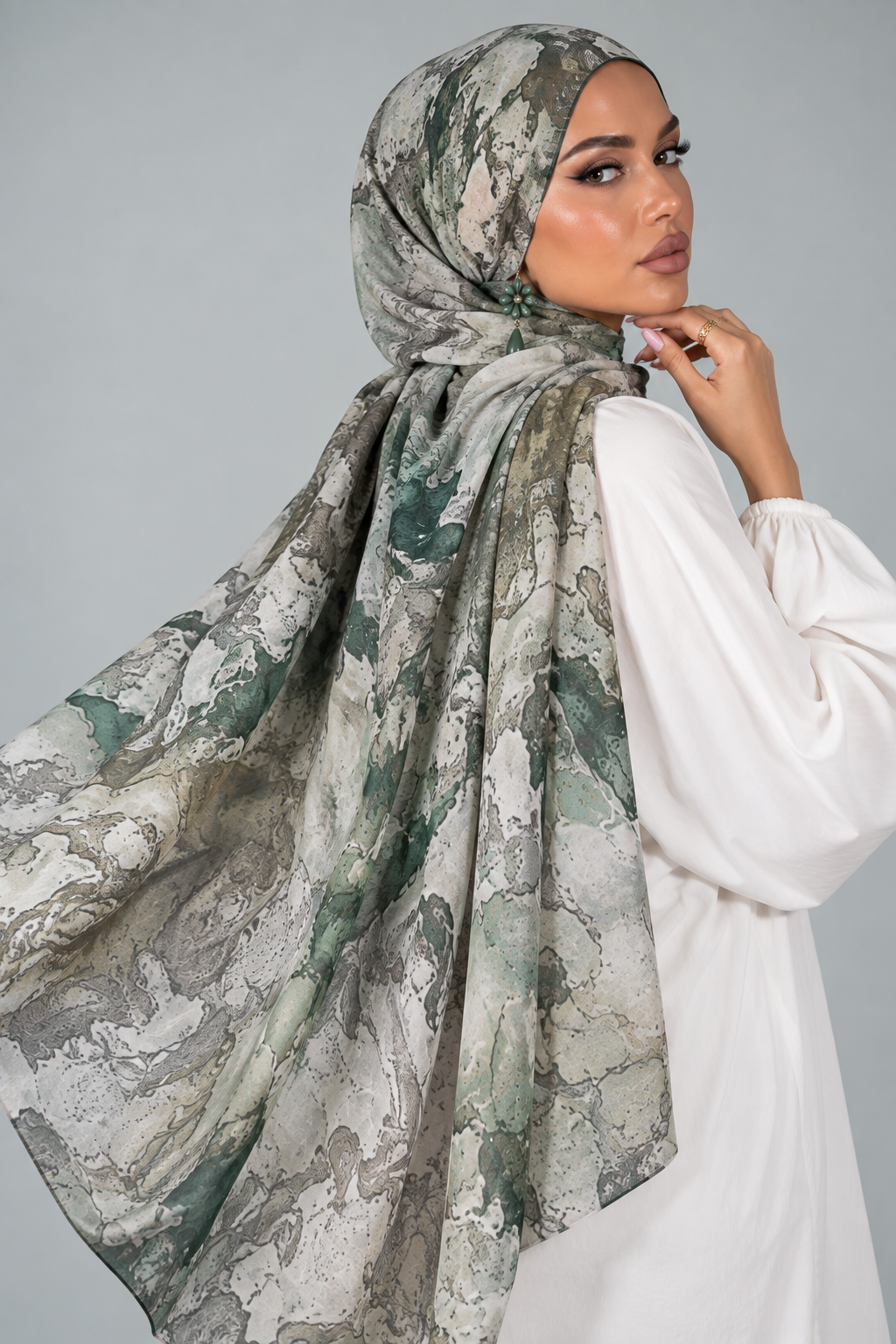 Maré — Printed Chiffon Hijab
