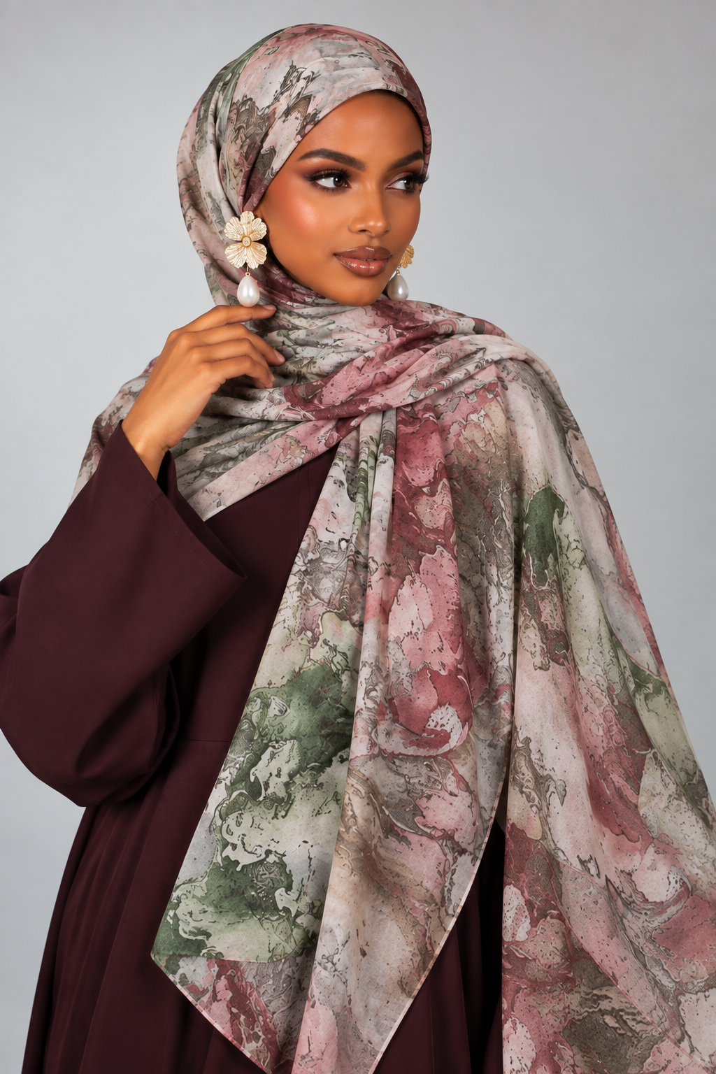 Maré — Printed Chiffon Hijab
