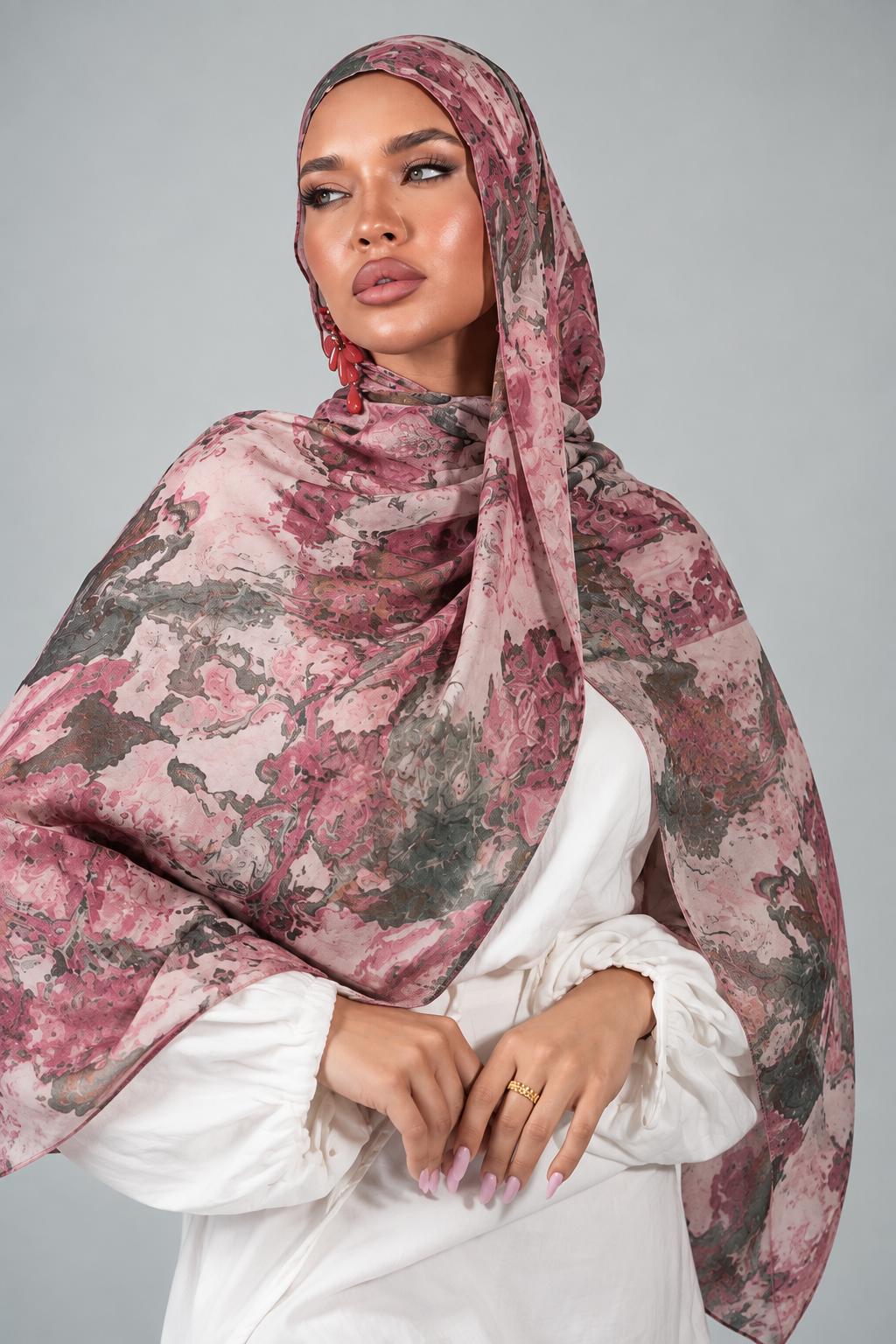 Maré — Printed Chiffon Hijab